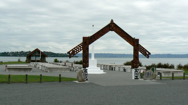 Le cimetiere de Ohinemutu à  Rotorua