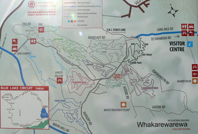 Rotorua - Whakarewarewa trails
