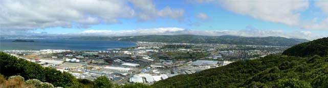 vue panoramique de Lower Hutt