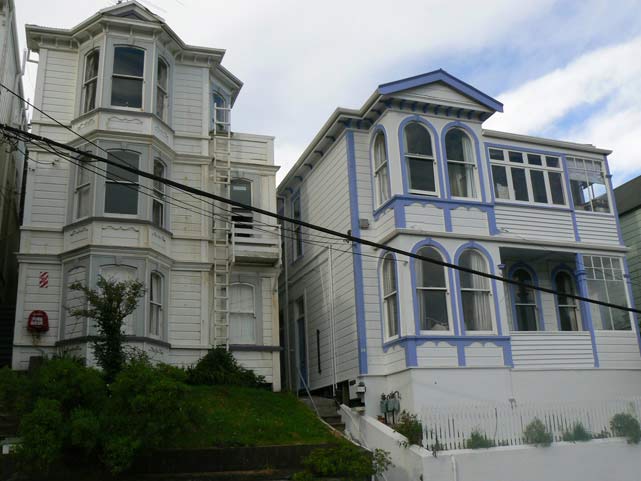 Facades Victoriennes à Wellington