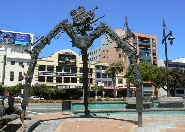 Le tripod de Weta a Courtney Place