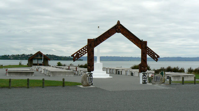 Le cimetiere de Ohinemutu à Rotorua