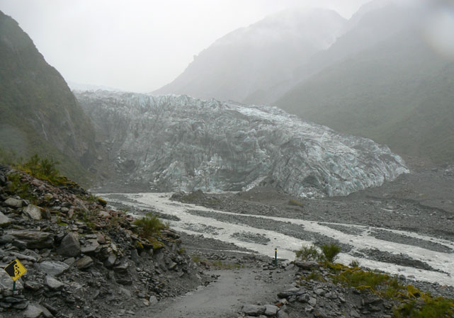 Fox et Franz Josef Glaciers, la glace