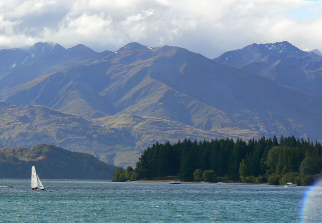 Voilier sur le Lake Wanaka
