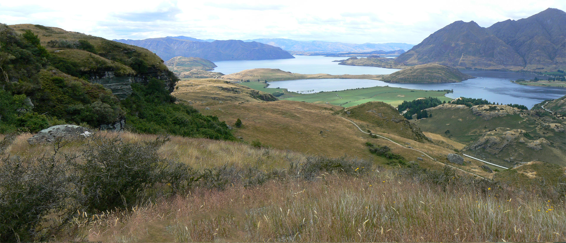 Lake Wanaka vu depuis West Wanaka Station